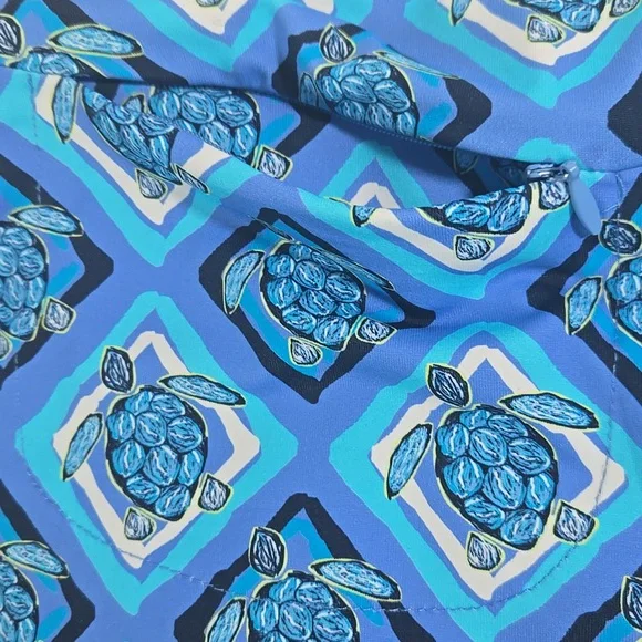 LULU B Blue Turtles Golf Tennis Pickleball Activewear Skort Sz XL UPF50 - Picture 2 of 9